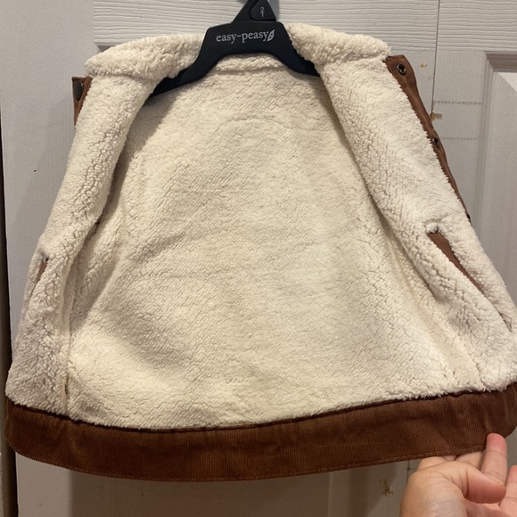2T brown corduroy coat - Picture 2 of 5